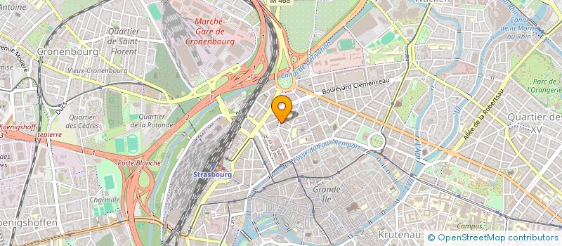 localisation de l'entreprise MONSIEUR VINCENT BAUMANN à STRASBOURG