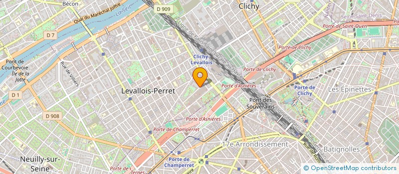 localisation de l'entreprise MONSIEUR VINCENT BAUP à LEVALLOIS-PERRET