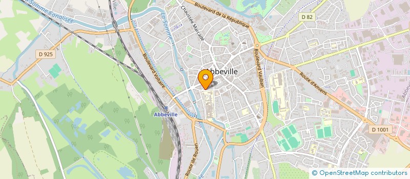 localisation de l'entreprise MONSIEUR VINCENT BAYART à ABBEVILLE