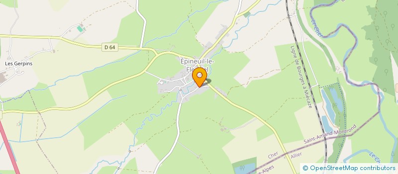 localisation de l'entreprise MONSIEUR VINCENT BAYLLY  EPINEUIL-LE-FLEURIEL