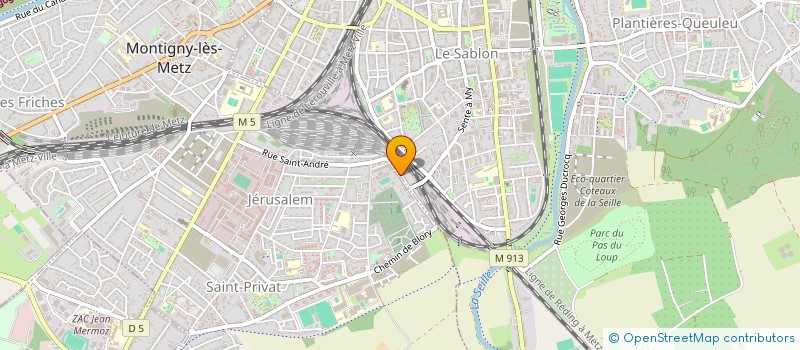 localisation de l'entreprise MONSIEUR VINCENT BEAUBIS  METZ