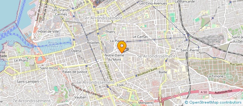 localisation de l'entreprise MONSIEUR VINCENT BEAUME à MARSEILLE
