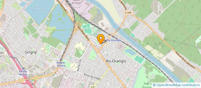 localisation de l'entreprise MONSIEUR VINCENT BECKER  RIS-ORANGIS