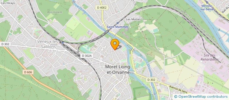 localisation de l'entreprise MONSIEUR VINCENT BEGAT  MORET-LOING-ET-ORVANNE