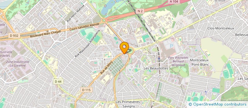 localisation de l'entreprise MONSIEUR VINCENT BEIGNET à AULNAY-SOUS-BOIS