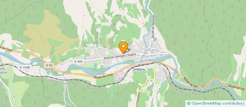 localisation de l'entreprise MONSIEUR VINCENT BEILLARD  SAILLANS