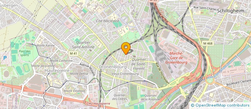 localisation de l'entreprise MONSIEUR VINCENT BELIGNE à STRASBOURG