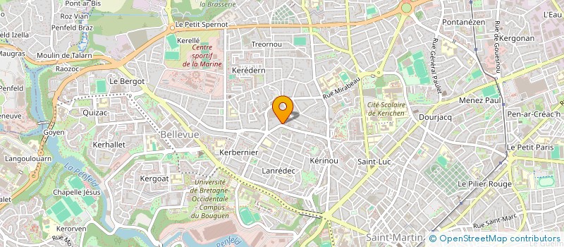 localisation de l'entreprise MONSIEUR VINCENT BELLEC à BREST