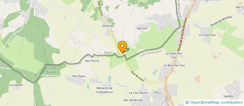 localisation de l'entreprise MONSIEUR VINCENT BELLIOT  ASSERAC