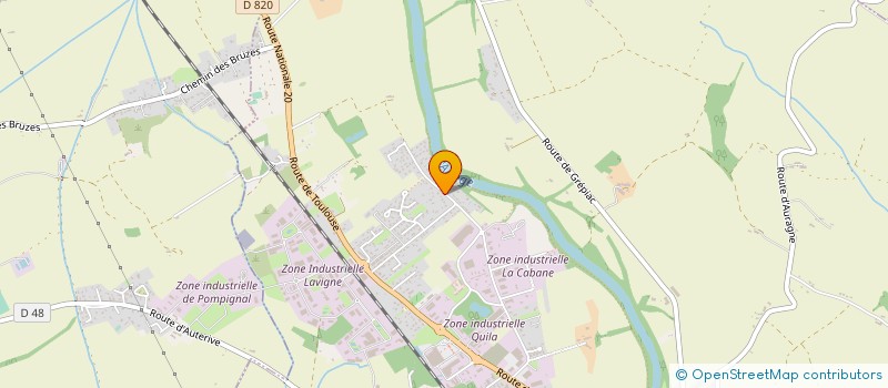 localisation de l'entreprise MONSIEUR VINCENT BENARD  AUTERIVE