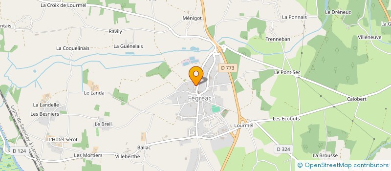 localisation de l'entreprise MONSIEUR VINCENT BENEZECH à FEGREAC