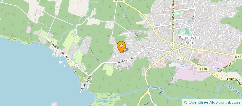 localisation de l'entreprise MONSIEUR VINCENT BENHAMOU  PARENTIS-EN-BORN