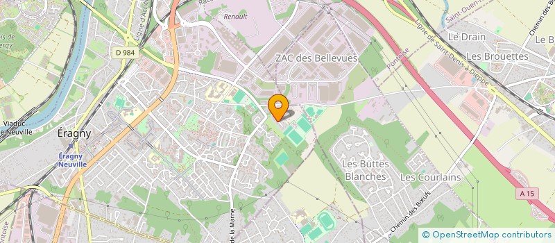 localisation de l'entreprise MONSIEUR VINCENT BENOIT  ERAGNY