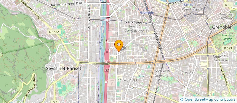 localisation de l'entreprise MONSIEUR VINCENT BERARD  GRENOBLE