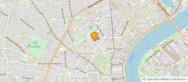 localisation de l'entreprise MONSIEUR VINCENT BERAUD  BORDEAUX