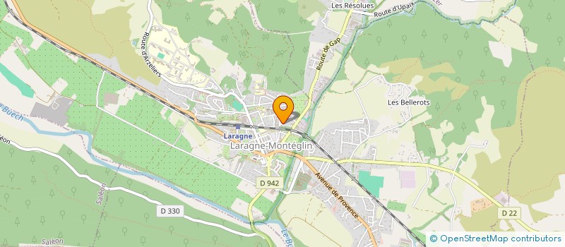 localisation de l'entreprise MONSIEUR VINCENT BERCHAUD  LARAGNE-MONTEGLIN