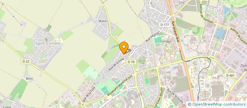 localisation de l'entreprise MONSIEUR VINCENT BEREAU  SAINT-CONTEST