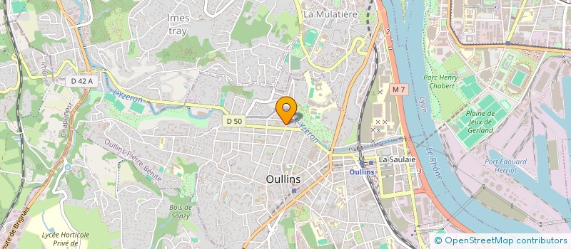 localisation de l'entreprise MONSIEUR VINCENT BERGAMASCO  OULLINS-PIERRE-BENITE