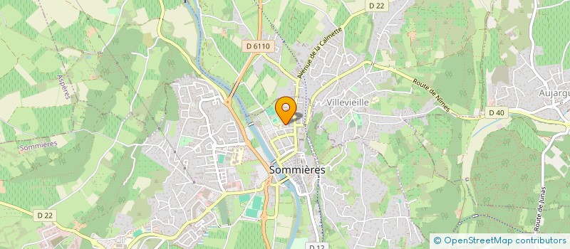 localisation de l'entreprise MONSIEUR VINCENT BERGER  SOMMIERES