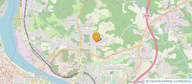 localisation de l'entreprise MONSIEUR VINCENT BERGER à BAYONNE