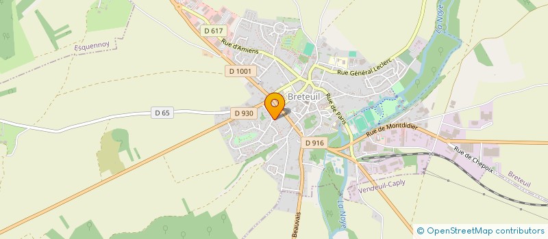 localisation de l'entreprise MONSIEUR VINCENT BERGER  BRETEUIL