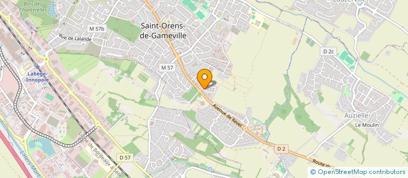 localisation de l'entreprise MONSIEUR VINCENT BERLAN VELASCO  LABEGE