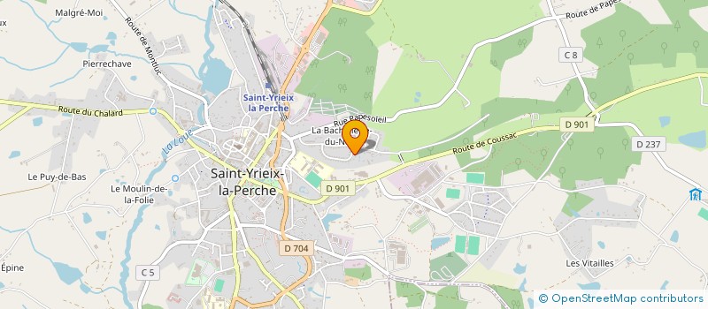 localisation de l'entreprise MONSIEUR VINCENT BERLAND à ST YRIEIX LA PERCHE