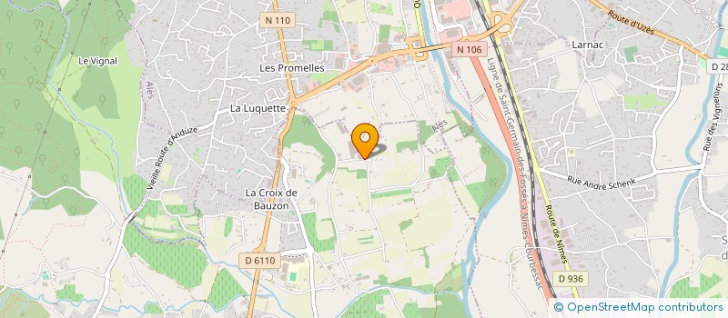 localisation de l'entreprise MONSIEUR VINCENT BERMOND  SAINT-CHRISTOL-LEZ-ALES