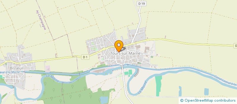 localisation de l'entreprise MONSIEUR VINCENT BERNARD  TOURS-SUR-MARNE