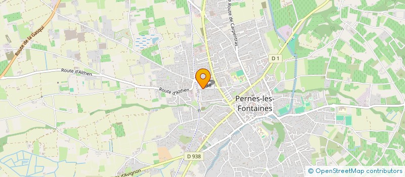 localisation de l'entreprise MONSIEUR VINCENT BERNARD à PERNES-LES-FONTAINES