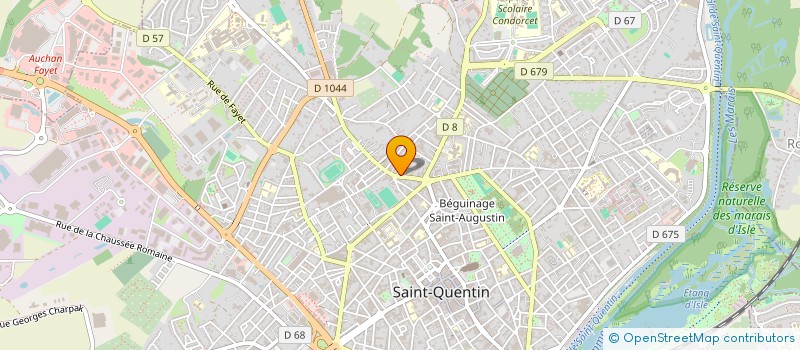 localisation de l'entreprise MONSIEUR VINCENT BERNARD à SAINT QUENTIN