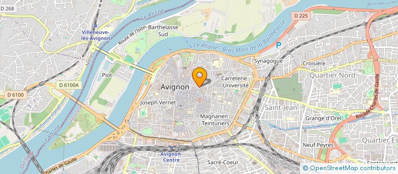 localisation de l'entreprise MONSIEUR VINCENT BERNARD  AVIGNON