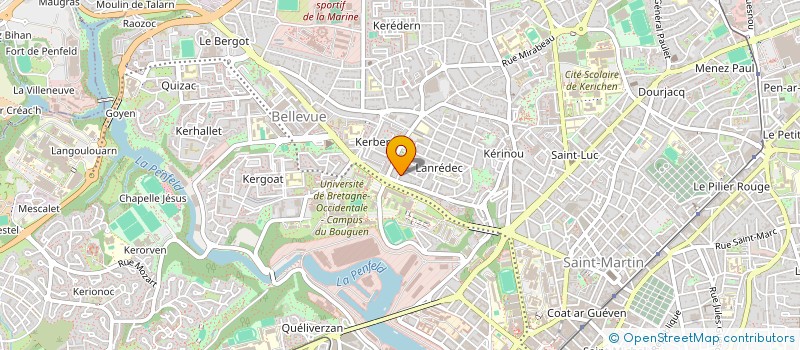 localisation de l'entreprise MONSIEUR VINCENT BERNARD à BREST