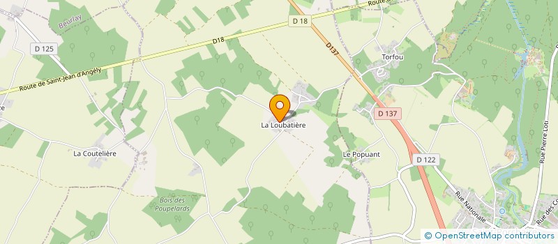 localisation de l'entreprise MONSIEUR VINCENT BERNARD  SAINT-SULPICE-D'ARNOULT