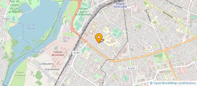 localisation de l'entreprise MONSIEUR VINCENT BERNAY  ANGERS