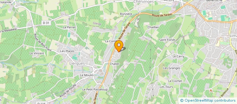 localisation de l'entreprise MONSIEUR VINCENT BEROUJON  LIMAS