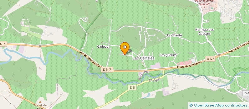 localisation de l'entreprise MONSIEUR VINCENT BERQUIER  BRIGNOLES