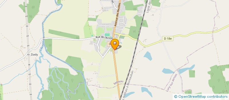 localisation de l'entreprise MONSIEUR VINCENT BERRUE  MEREAU