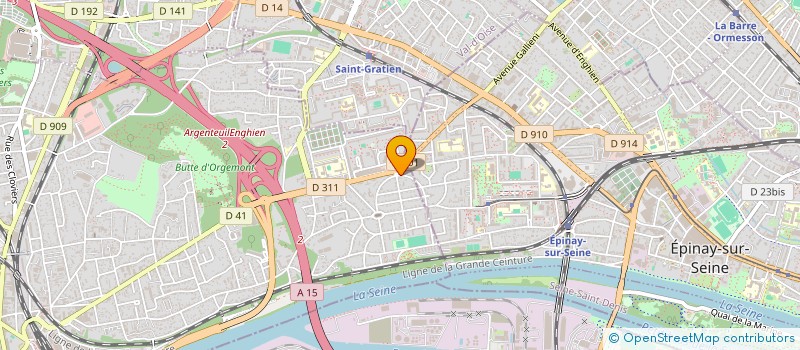 localisation de l'entreprise MONSIEUR VINCENT BERTHA  ARGENTEUIL