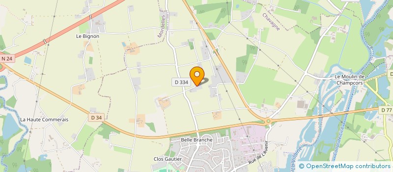 localisation de l'entreprise MONSIEUR VINCENT BERTHELOT  CHAVAGNE