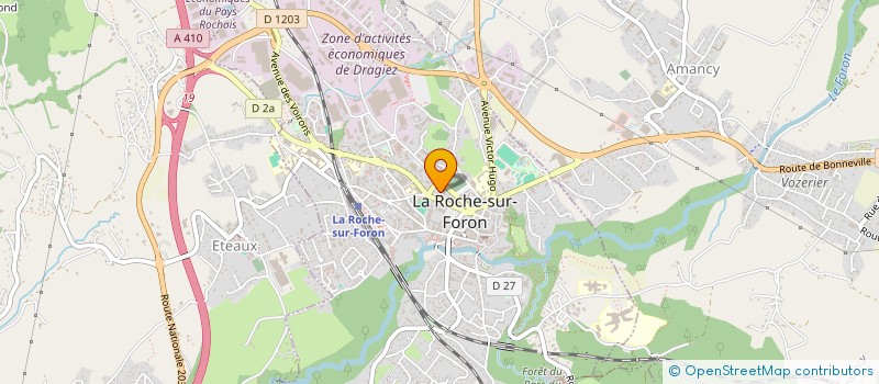localisation de l'entreprise MONSIEUR VINCENT BERTHON  LA ROCHE-SUR-FORON