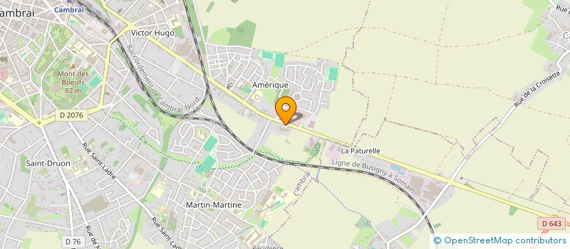 localisation de l'entreprise MONSIEUR VINCENT BERTIN  CAMBRAI