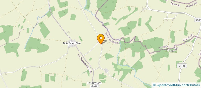 localisation de l'entreprise MONSIEUR VINCENT BERTIN  MEILLERAY