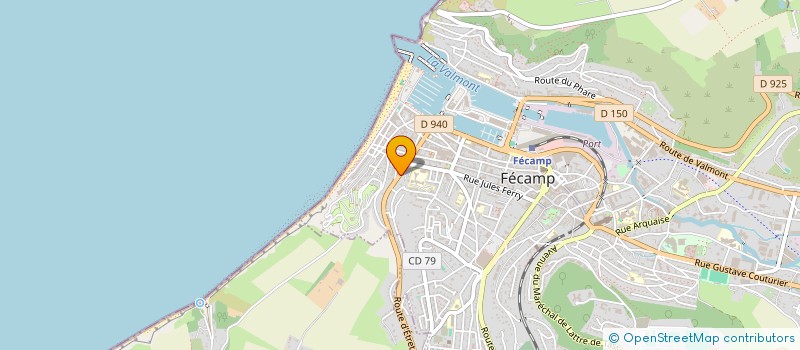 localisation de l'entreprise MONSIEUR VINCENT BERTIN  FECAMP