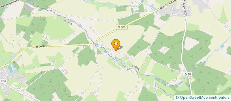 localisation de l'entreprise MONSIEUR VINCENT BERTON  DOLLON