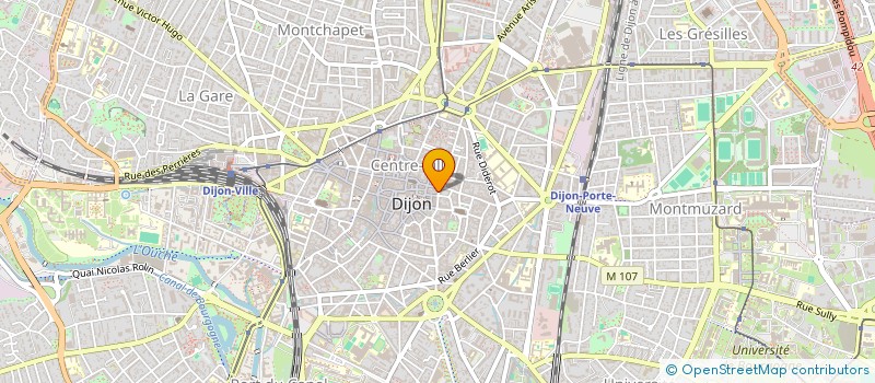 localisation de l'entreprise MONSIEUR VINCENT BERTRAND à DIJON