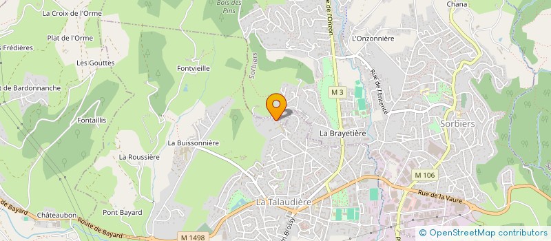 localisation de l'entreprise MONSIEUR VINCENT BESSET  LA TALAUDIERE