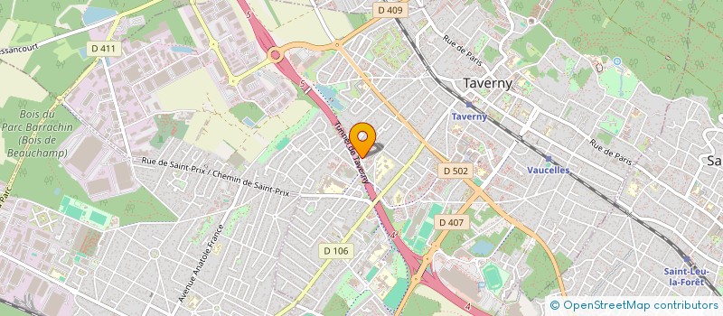 localisation de l'entreprise MONSIEUR VINCENT BETULEE à TAVERNY