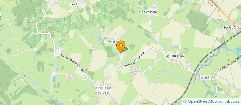 localisation de l'entreprise MONSIEUR VINCENT BICHARD  SAINT-JEAN-DE-TREZY