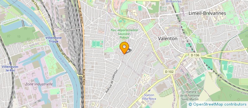 localisation de l'entreprise MONSIEUR VINCENT BIDARD  VALENTON